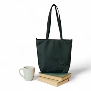 CARLOS FALCHI SPORT SHOULDER BAG TOTE MEDIUM BLACK HOBO STYLE